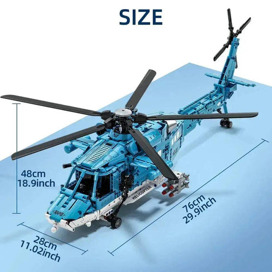  Educational Military Helicopter Building Blocks Set -  ToylandEU™