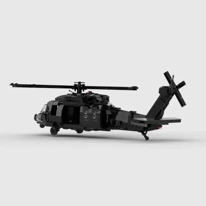 MOC Educational UH60 Black Hawk Helicopter Building Blocks Set - ToylandEU