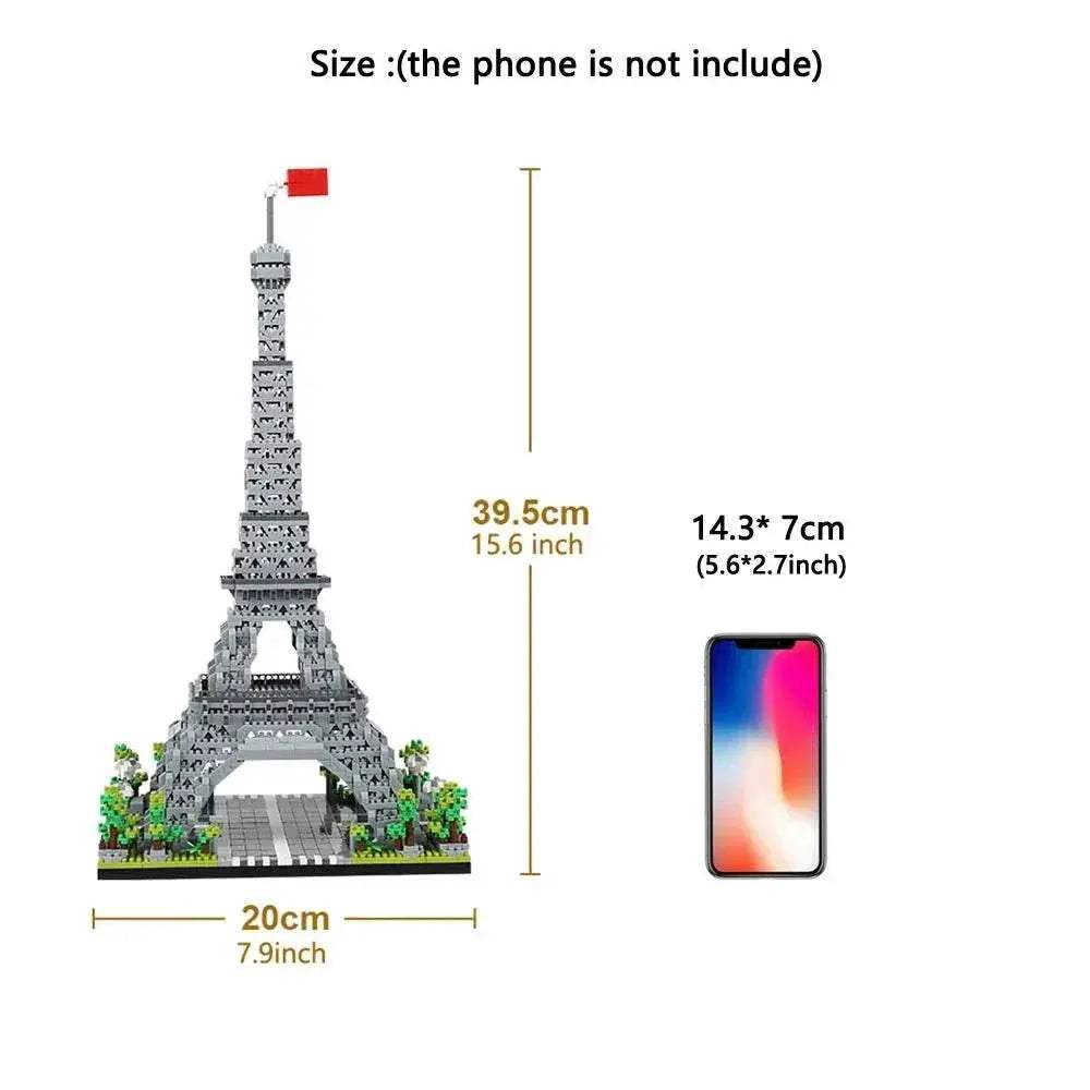  Eiffel Tower Paris Micro Mini Block Building Toy Gift -  ToylandEU™