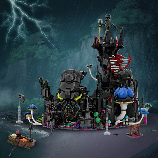 MOC Eldritch Castle Model Building Blocks Horror House Gift - ToylandEU