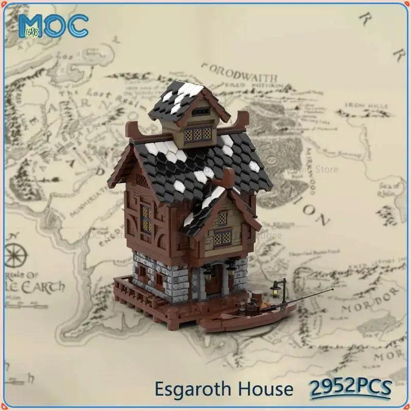  MOC Esgaroth House MOC Building Blocks DIY Assemble Bricks Model Building Bricks MOC -  ToylandEU™