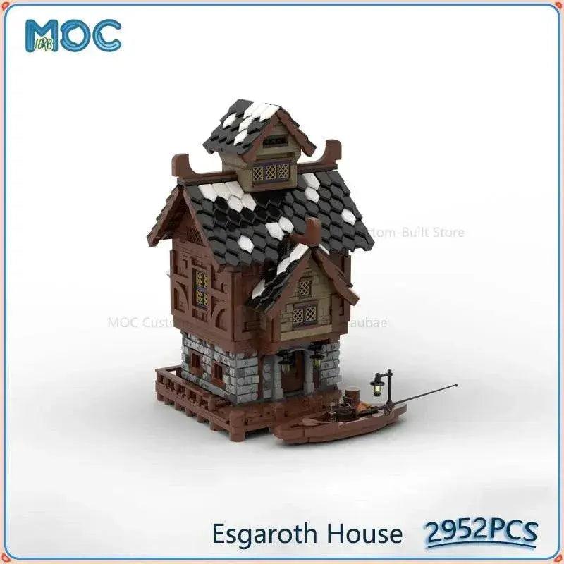  MOC Esgaroth House MOC Building Blocks DIY Assemble Bricks Model Building Bricks MOC -  ToylandEU™