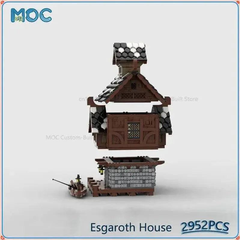  MOC Esgaroth House MOC Building Blocks DIY Assemble Bricks Model Building Bricks MOC -  ToylandEU™