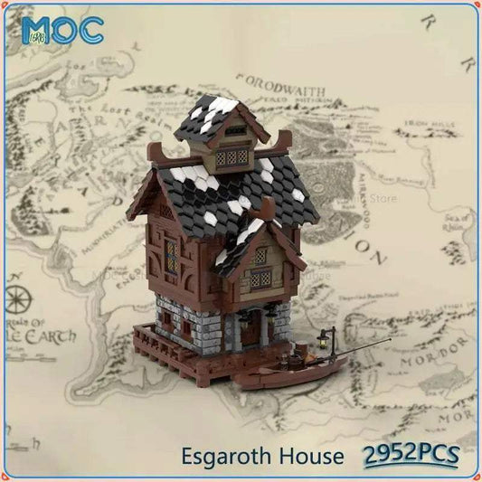 Esgaroth House MOC Building Blocks DIY Assemble Bricks Model Building Bricks MOC - ToylandEU