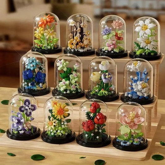  MOC Everlasting Flower Small Particle Building Blocks Brand New -  ToylandEU™