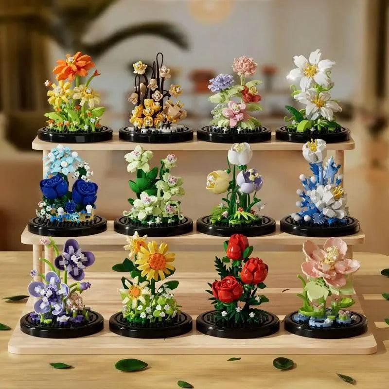  MOC Everlasting Flower Small Particle Building Blocks Brand New -  ToylandEU™