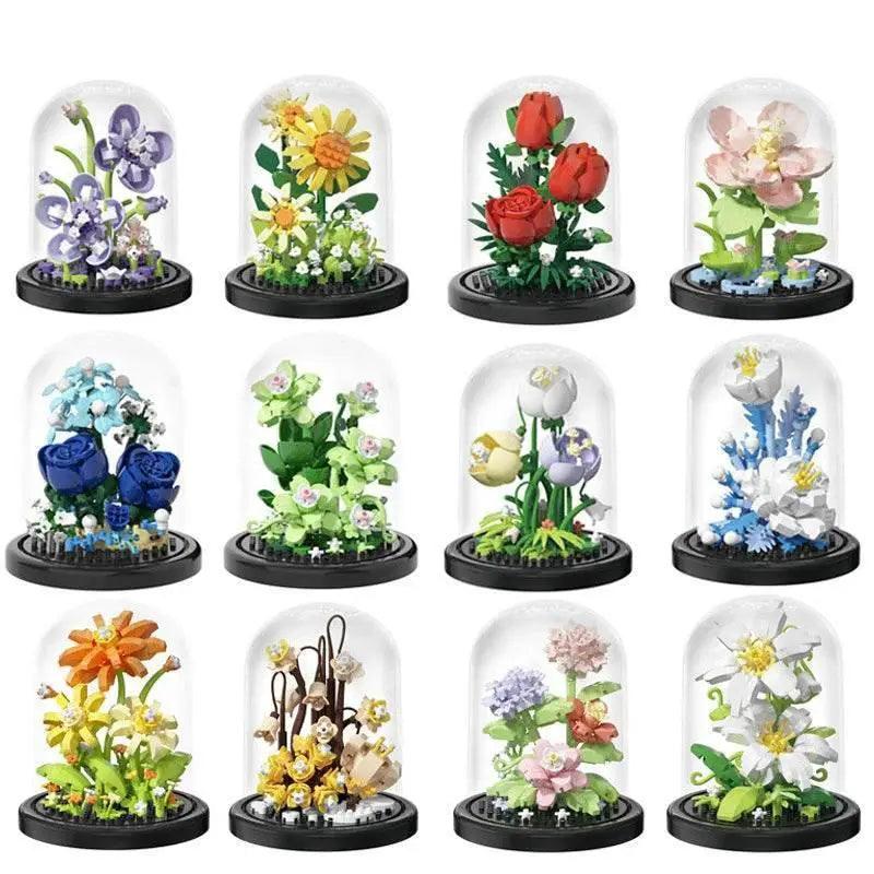 MOC Everlasting Flower Small Particle Building Blocks Brand New -  ToylandEU™
