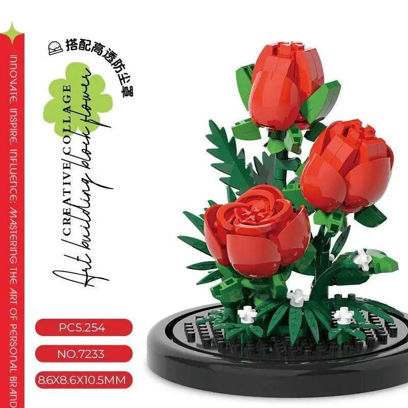  MOC Everlasting Flower Small Particle Building Blocks Brand New -  ToylandEU™