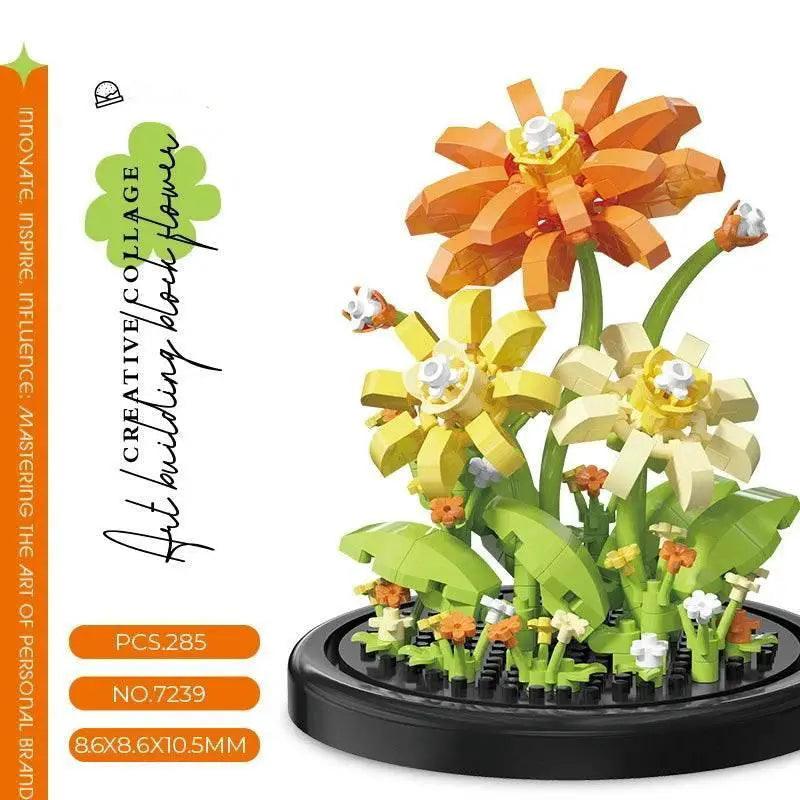  MOC Everlasting Flower Small Particle Building Blocks Brand New -  ToylandEU™