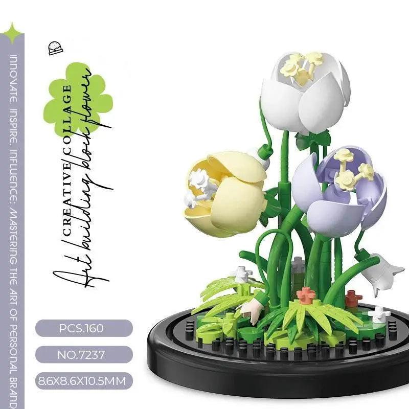  MOC Everlasting Flower Small Particle Building Blocks Brand New -  ToylandEU™