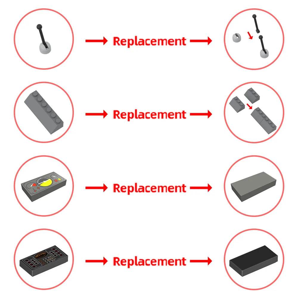 MOC F-16 Fighting Falcon 1:35 Scale Model Building Blocks - ToylandEU