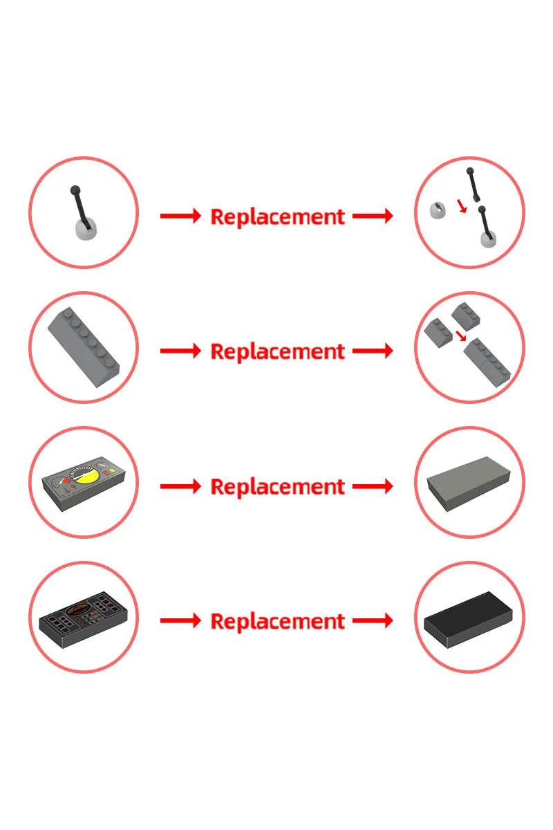 MOC F-16 Fighting Falcon 1:35 Scale Model Building Blocks - ToylandEU