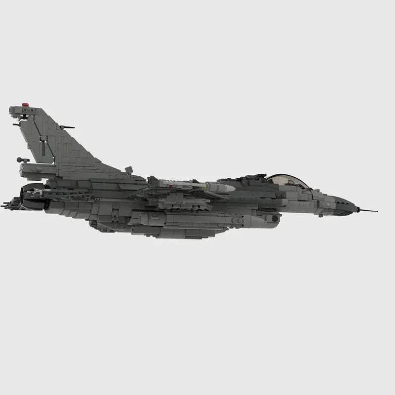 MOC F16C Fighter Jet Lego Compatible Building Bricks Kit 1801 Pieces - ToylandEU
