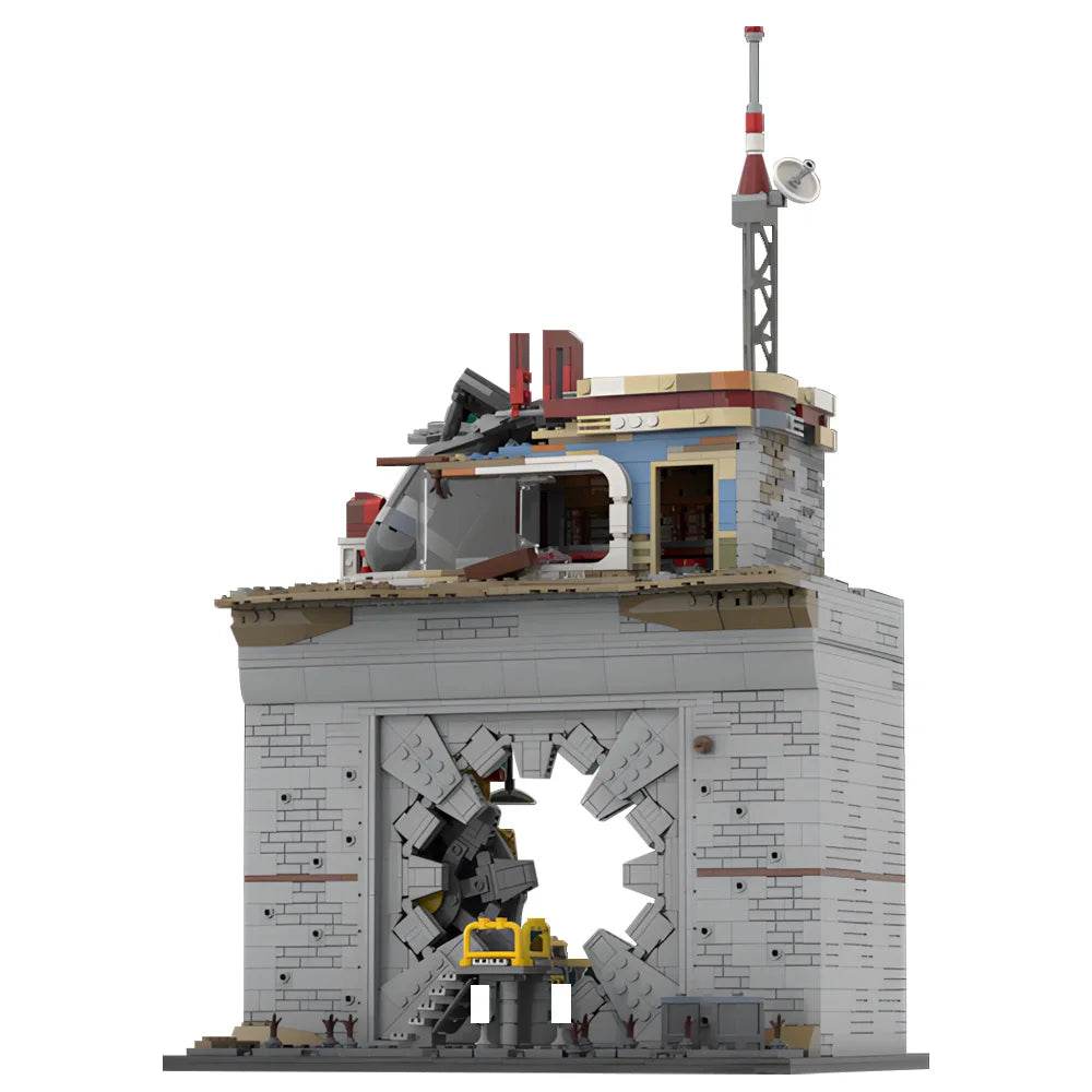 MOC Fallouted Game Vault-tec Vault Door Building Blocks Gift - ToylandEU