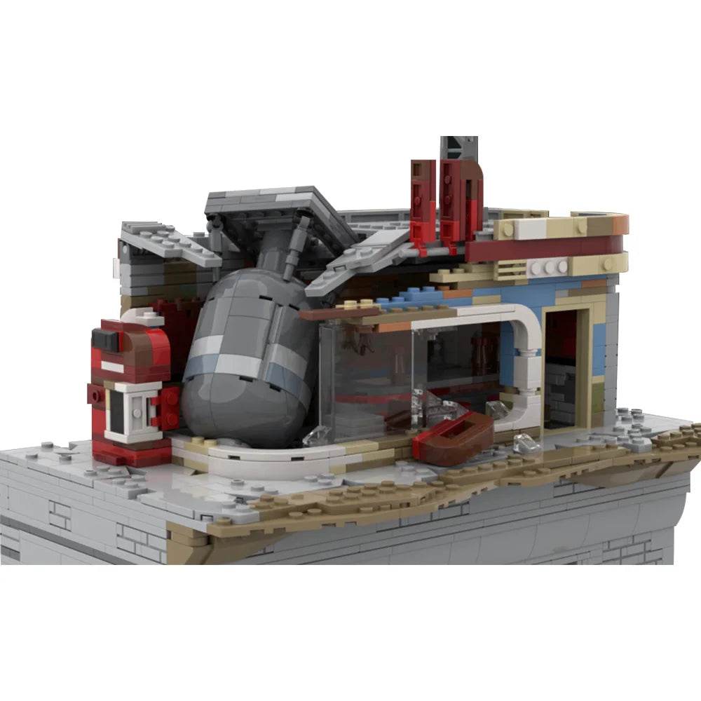 MOC Fallouted Game Vault-tec Vault Door Building Blocks Gift - ToylandEU