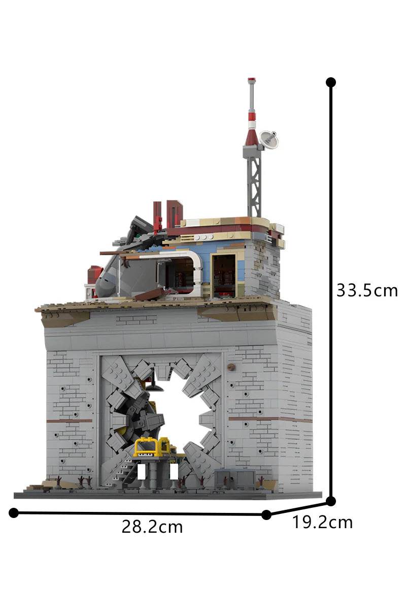 MOC Fallouted Game Vault-tec Vault Door Building Blocks Gift - ToylandEU