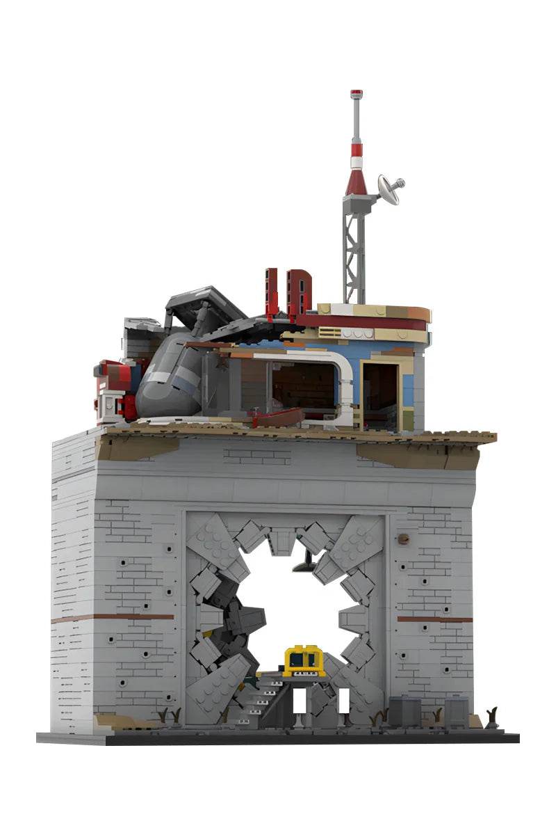 MOC Fallouted Game Vault-tec Vault Door Building Blocks Gift - ToylandEU