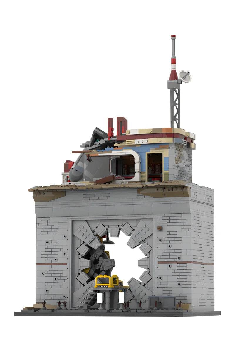 MOC Fallouted Game Vault-tec Vault Door Building Blocks Gift - ToylandEU