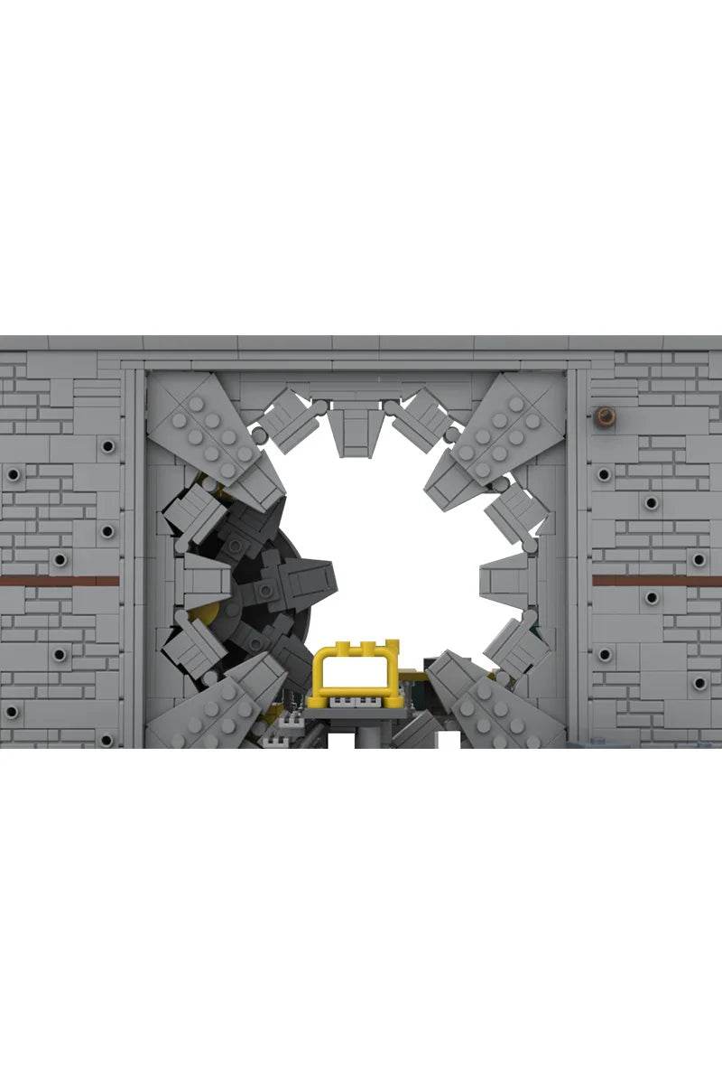 MOC Fallouted Game Vault-tec Vault Door Building Blocks Gift - ToylandEU