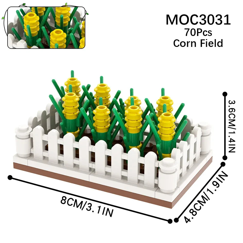 MOC Farm Building Blocks for Kids and Adults Educational Toys - ToylandEU