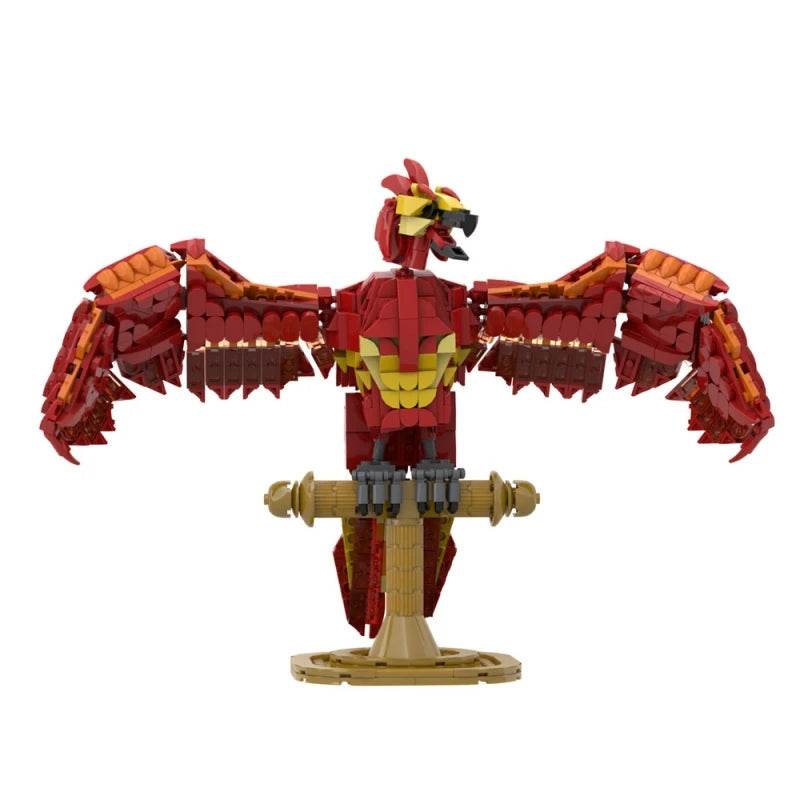 MOC Fawkes Model Building Blocks Magic Phoenix Firebirds Toy - ToylandEU