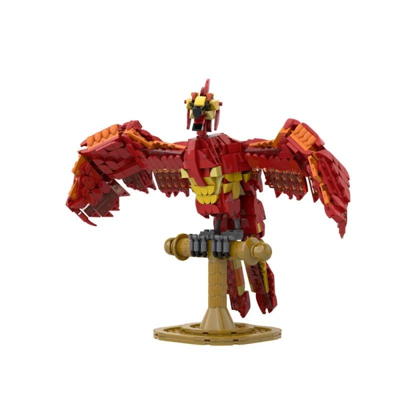 MOC Fawkes Model Building Blocks Magic Phoenix Firebirds Toy - ToylandEU