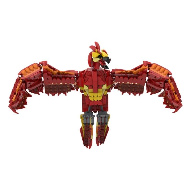 MOC Fawkes Model Building Blocks Magic Phoenix Firebirds Toy - ToylandEU