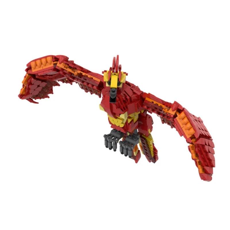 MOC Fawkes Model Building Blocks Magic Phoenix Firebirds Toy - ToylandEU