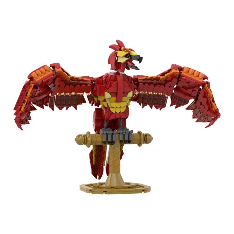 MOC Fawkes Model Building Blocks Magic Phoenix Firebirds Toy - ToylandEU