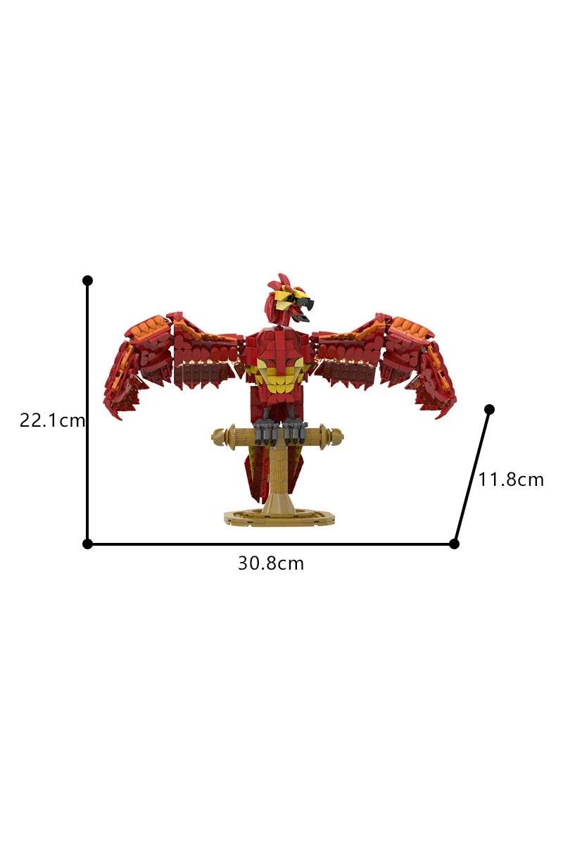 MOC Fawkes Model Building Blocks Magic Phoenix Firebirds Toy - ToylandEU