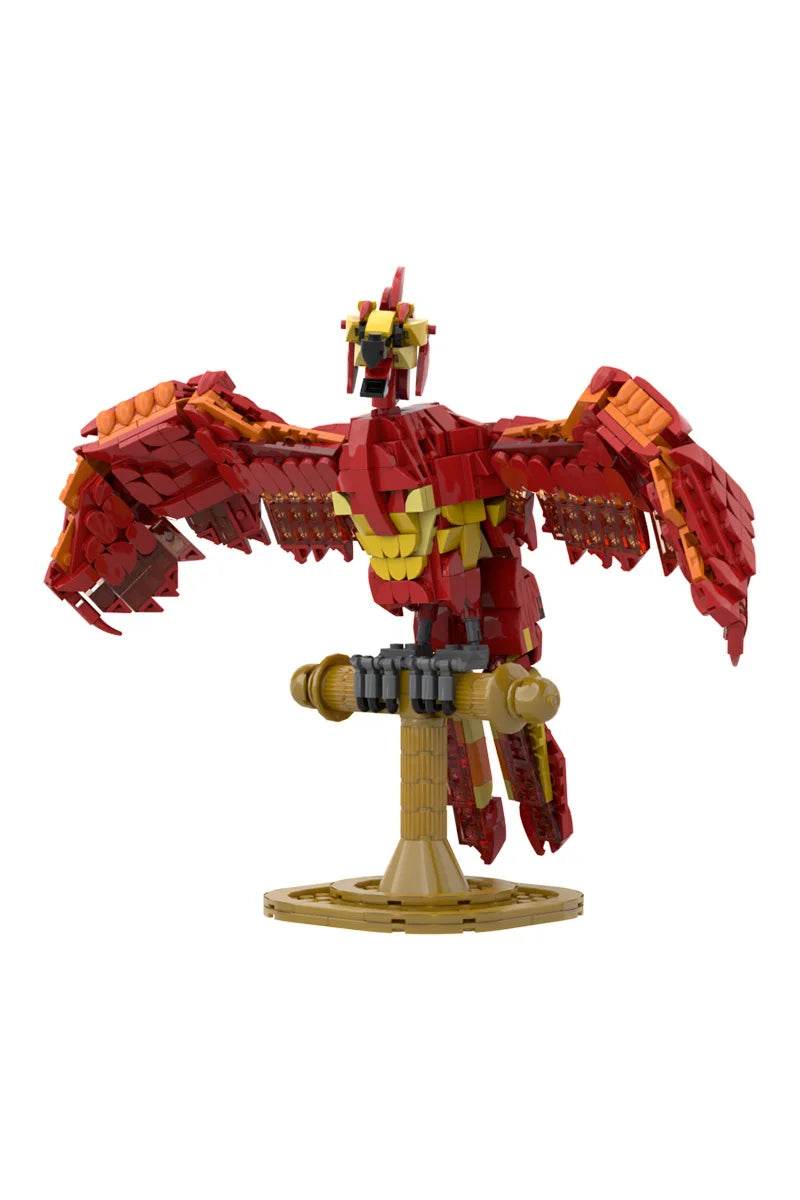 MOC Fawkes Model Building Blocks Magic Phoenix Firebirds Toy - ToylandEU