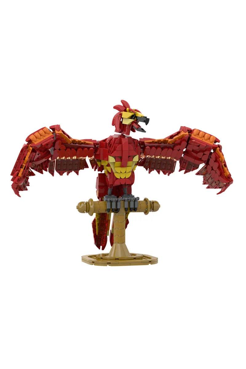 MOC Fawkes Model Building Blocks Magic Phoenix Firebirds Toy - ToylandEU