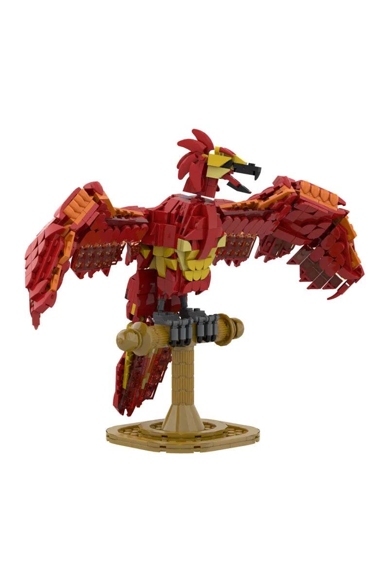 MOC Fawkes Model Building Blocks Magic Phoenix Firebirds Toy - ToylandEU