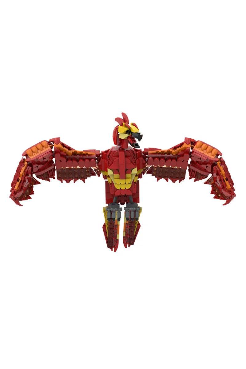 MOC Fawkes Model Building Blocks Magic Phoenix Firebirds Toy - ToylandEU