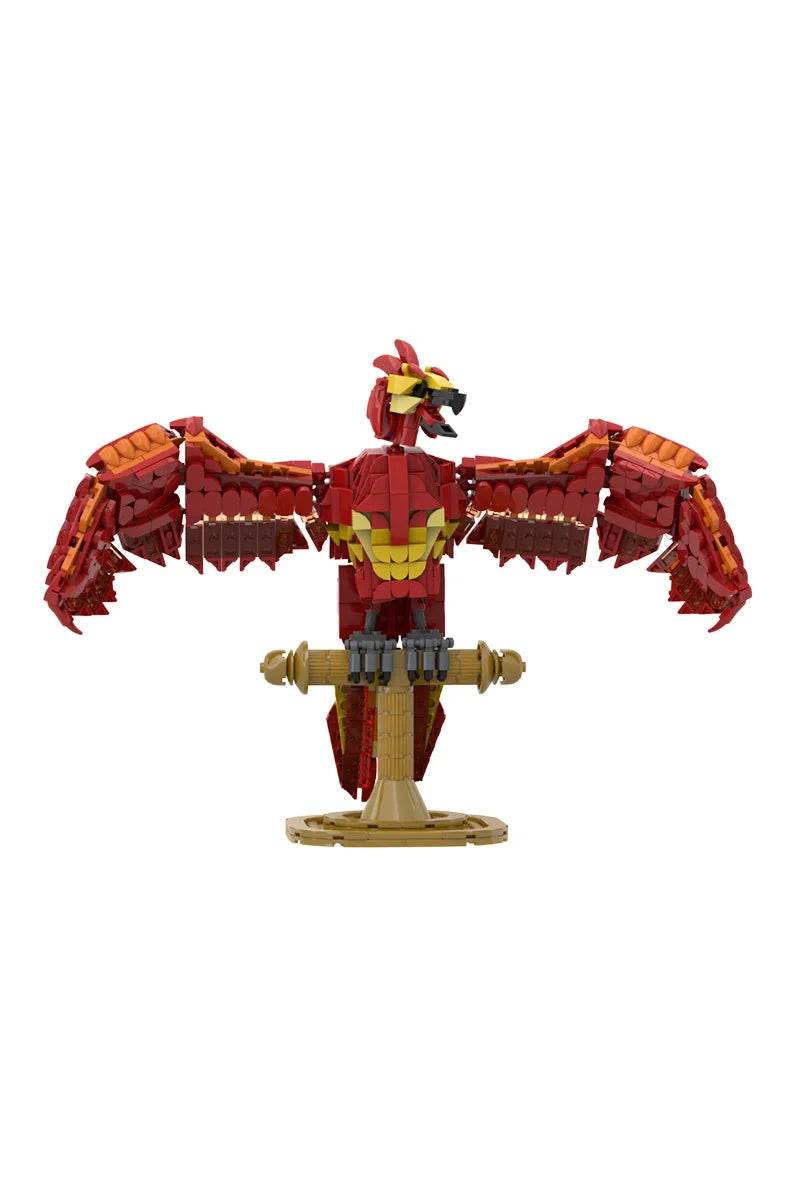 MOC Fawkes Model Building Blocks Magic Phoenix Firebirds Toy - ToylandEU
