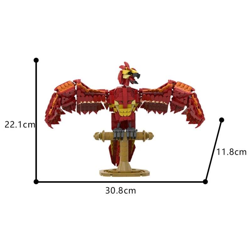 MOC Fawkes Model Building Blocks Magic Phoenix Firebirds Toy - ToylandEU
