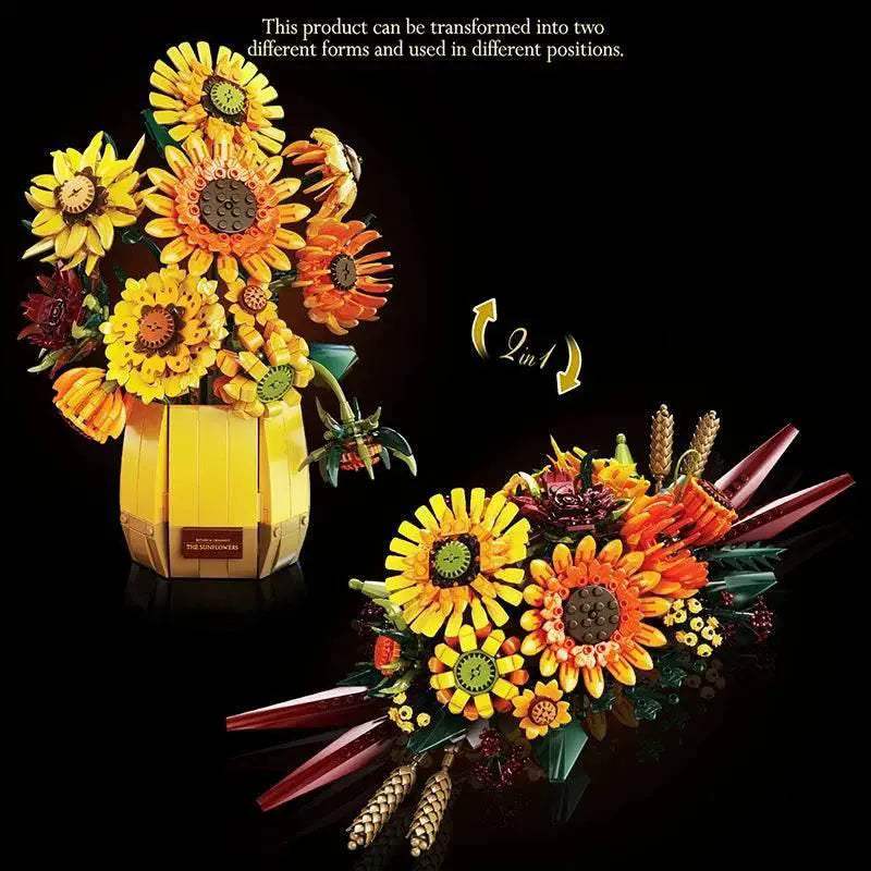  Best Van Gogh Sunflowers 3D Building Blocks Toyland EU -  ToylandEU™
