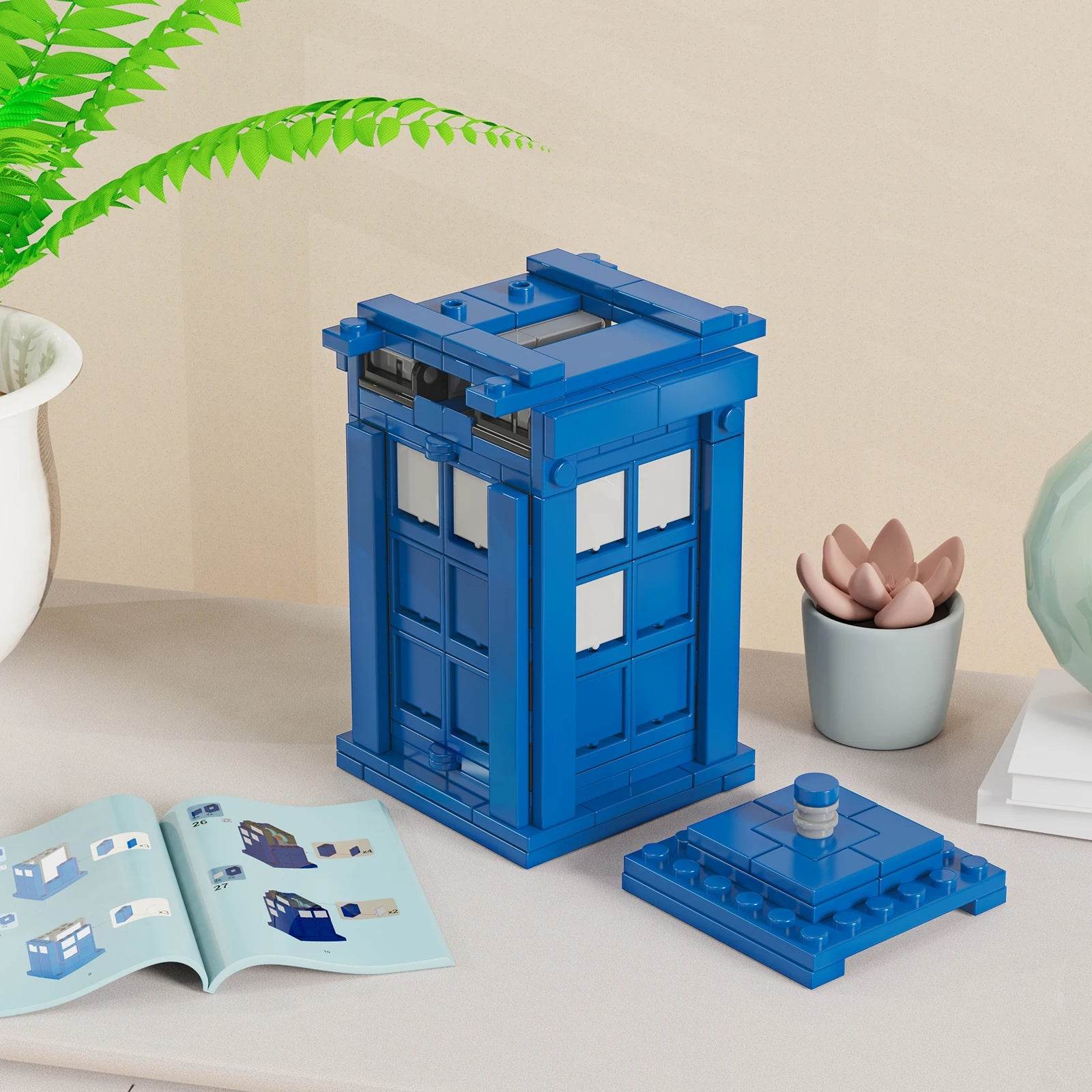 MOC First Doctor Figure Building Block Model Toy Daleked Robot Building Bricks MOC - ToylandEU