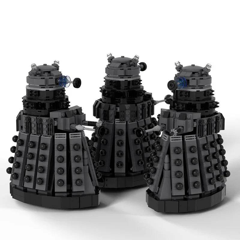 MOC First Doctor Figure Building Block Model Toy Daleked Robot Building Bricks MOC - ToylandEU