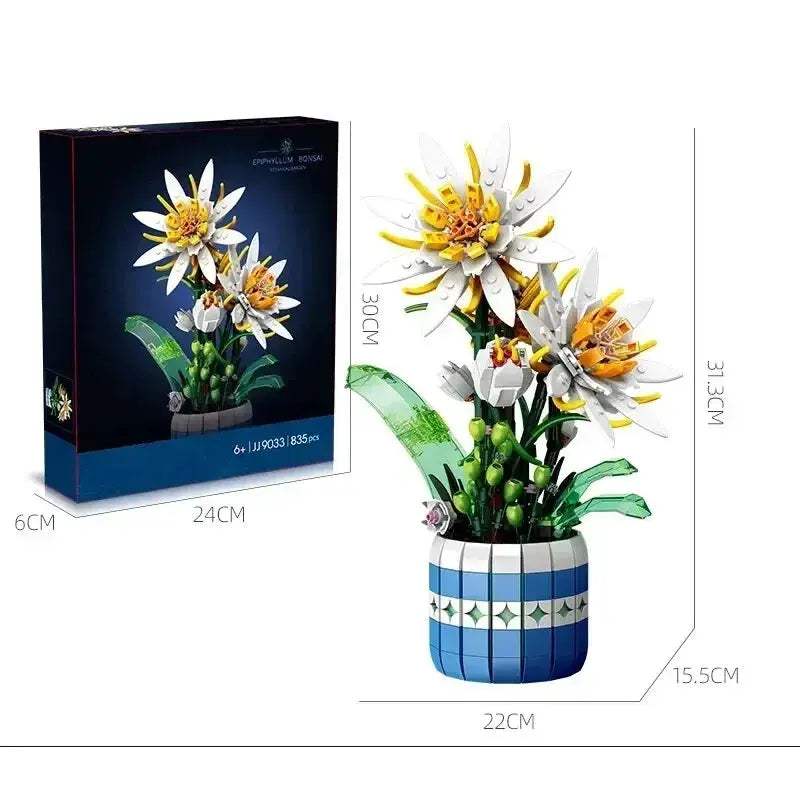 Flower Bonsai Building Blocks Kit For Creative Desktop Decor - ToylandEU
