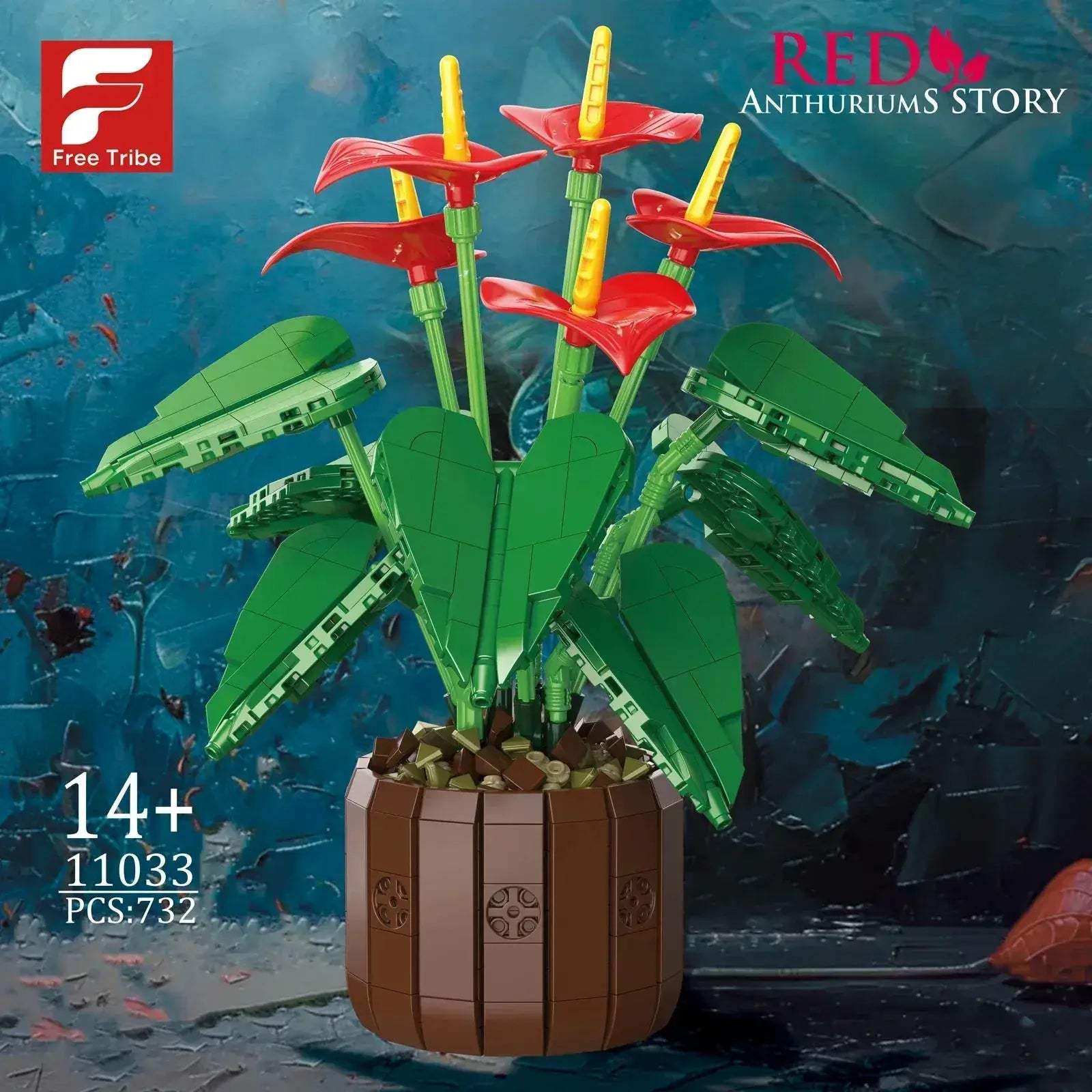 Flower Bouquet Building Blocks Kit DIY Puzzle Gift - ToylandEU