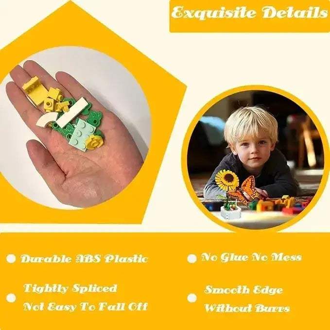 MOC Flower Building Blocks Bouquet Set For Creative Home Decor - ToylandEU
