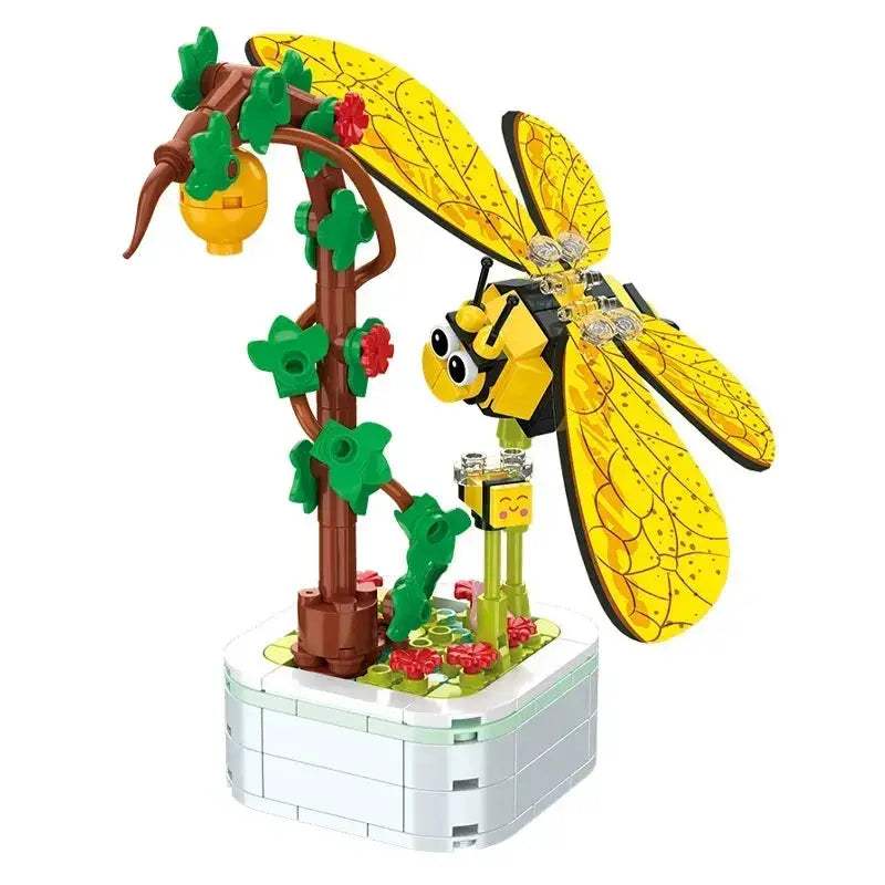 MOC Flower Building Blocks Bouquet Set For Creative Home Decor - ToylandEU