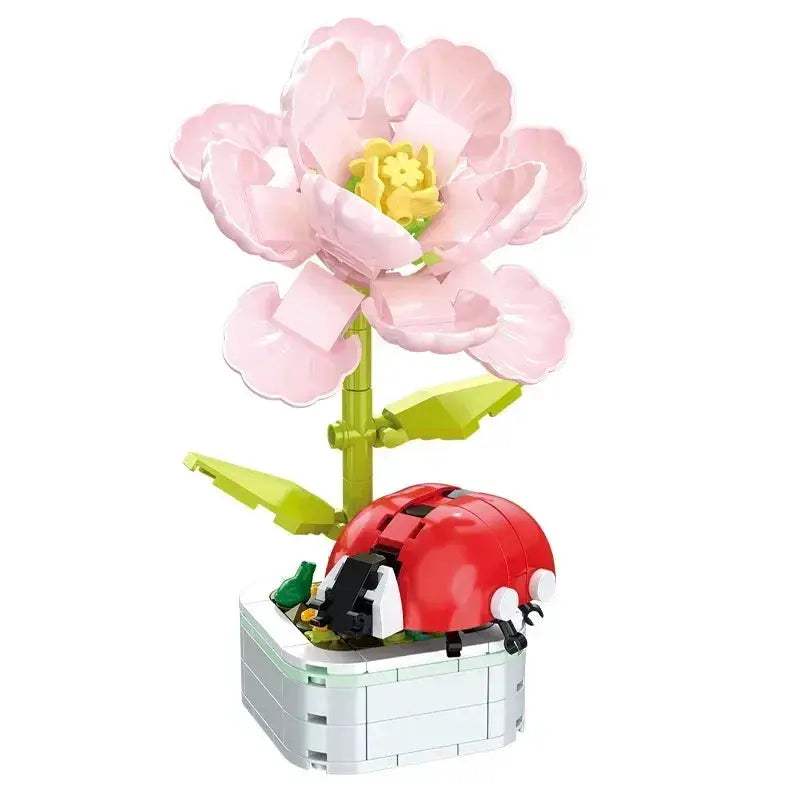 MOC Flower Building Blocks Bouquet Set For Creative Home Decor - ToylandEU