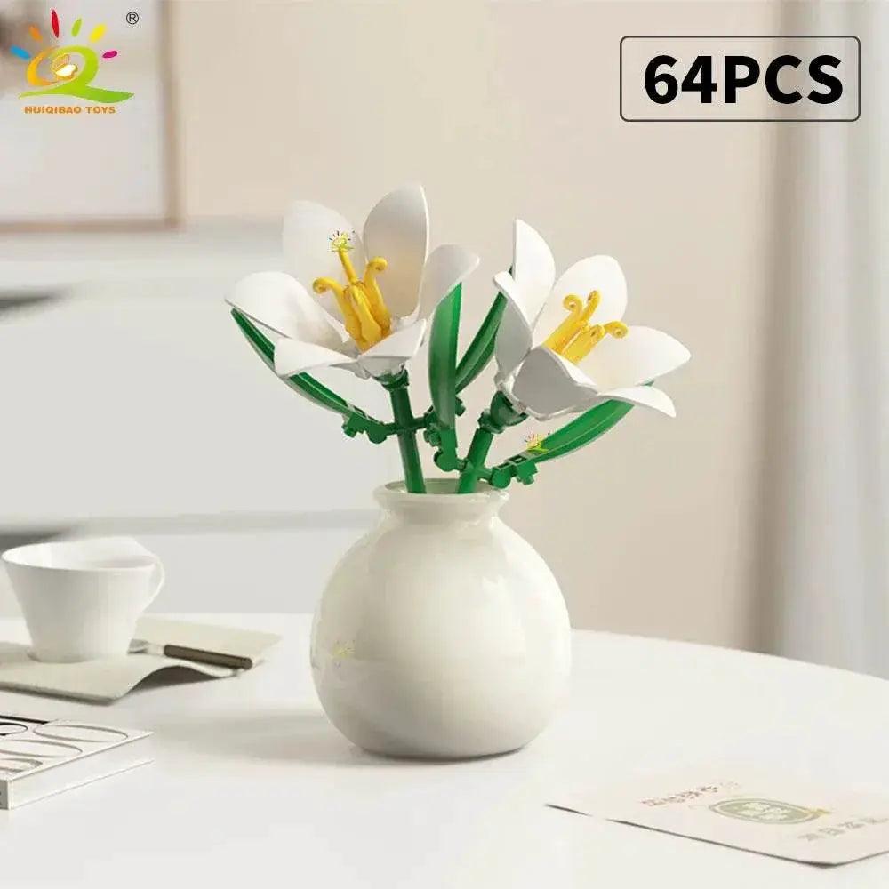  MOC Flower Vase Kit ABS Eternal Bouquet Toyland EU -  ToylandEU™