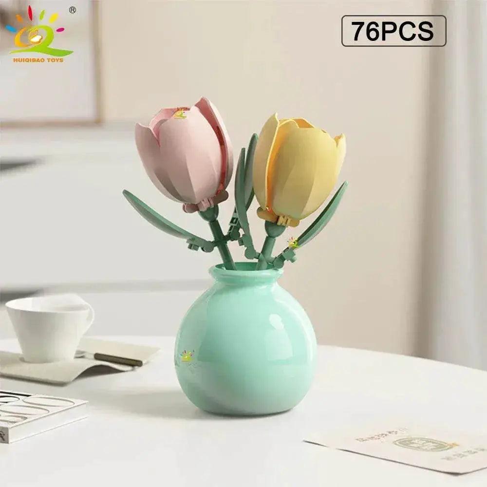  MOC Flower Vase Kit ABS Eternal Bouquet Toyland EU -  ToylandEU™