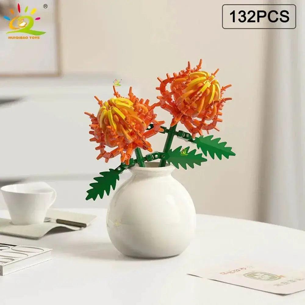  MOC Flower Vase Kit ABS Eternal Bouquet Toyland EU -  ToylandEU™