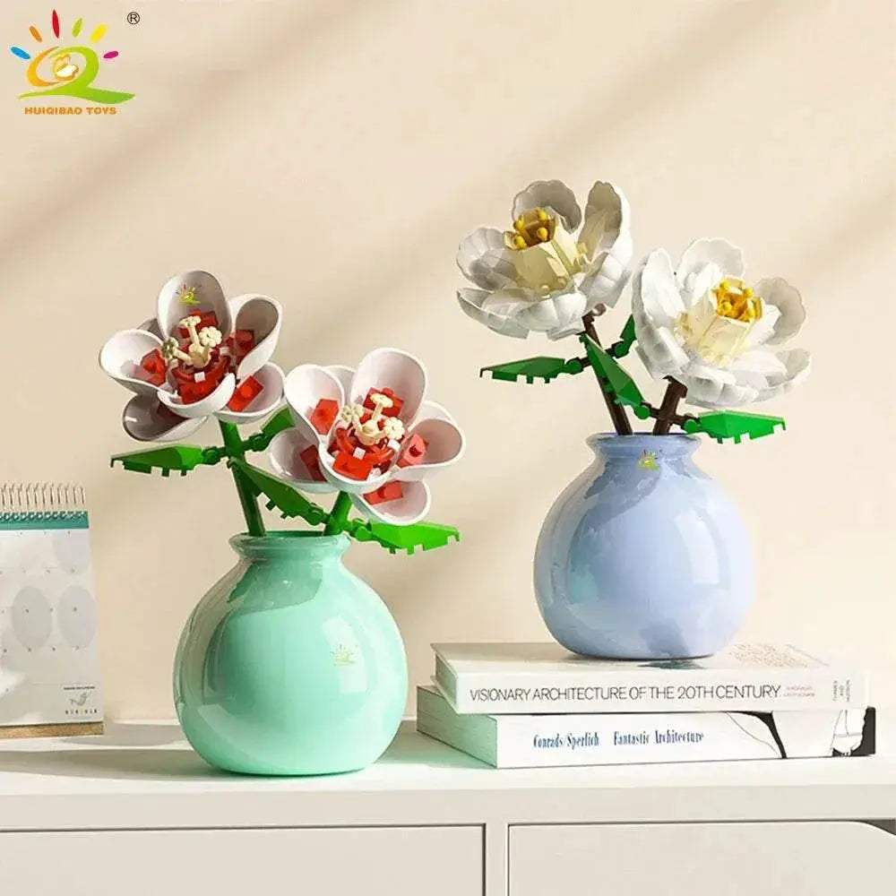  MOC Flower Vase Kit ABS Eternal Bouquet Toyland EU -  ToylandEU™