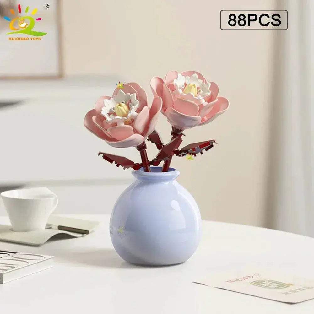  MOC Flower Vase Kit ABS Eternal Bouquet Toyland EU -  ToylandEU™