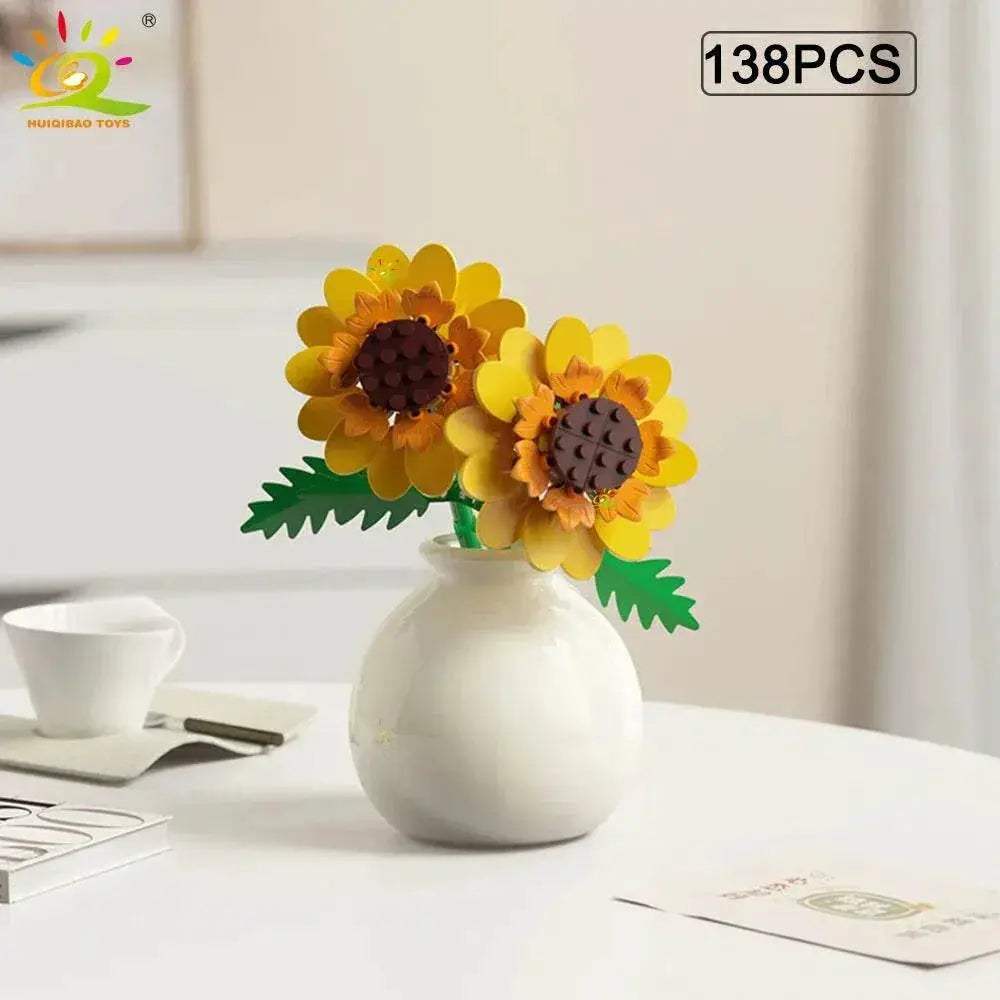  MOC Flower Vase Kit ABS Eternal Bouquet Toyland EU -  ToylandEU™